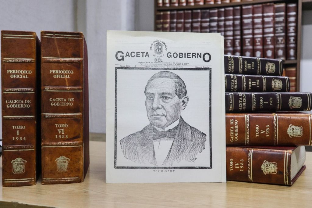 Resguarda Estado de México documento histórico sobre el centenario de la muerte del expresidente Benito Juárez&nbsp;García.
