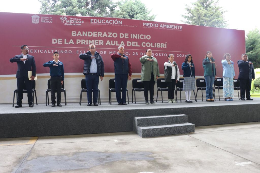 Promueve Gobierno del Estado de México en escuelas secundarias de la entidad Aula Abierta Jardín Literario “El Colibrí” para el cuidado del medio&nbsp;ambiente.