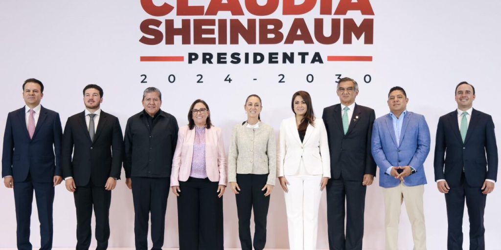 Claudia Sheinbaum Pardo define como prioridad obras de infraestructura en agua potable y carreteras junto a Gobernadores del Noreste del&nbsp;País.