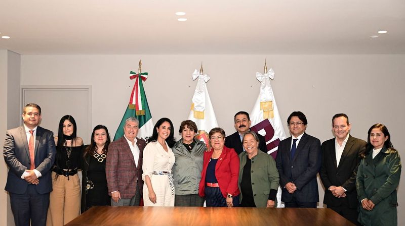 Encabeza Gobernadora Delfina Gómez Álvarez la 99ª Sesión Extraordinaria de la Junta de Gobierno del&nbsp;DIFEM.