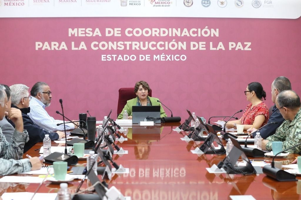 Gobernadora Delfina Gómez Álvarez llama a combatir la corrupción como parte de la estrategia de la Mesa de Coordinación para la Construcción de la&nbsp;Paz.