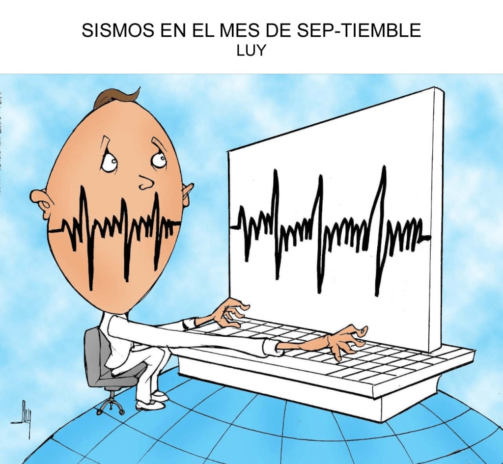 Sismos en el Mes de&nbsp;Sep-tiemble.