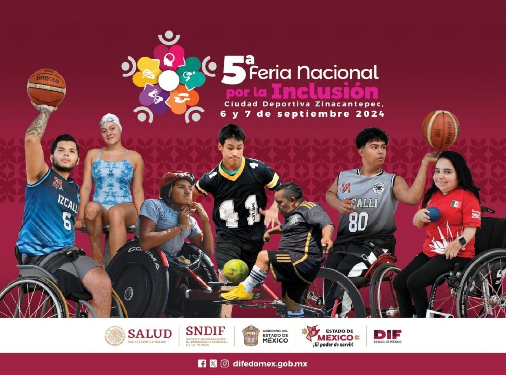Invita EdoMéx a participar en la Quinta Feria Nacional por la Inclusión «Por un México sin&nbsp;Barreras.»