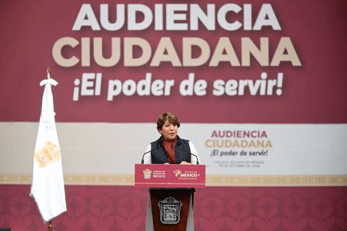Entrevista concedida por la Gobernadora Constitucional del Gobierno del Estado de México, Maestra Delfina Gómez Álvarez durante la Tercera Audiencia&nbsp;Ciudadana.