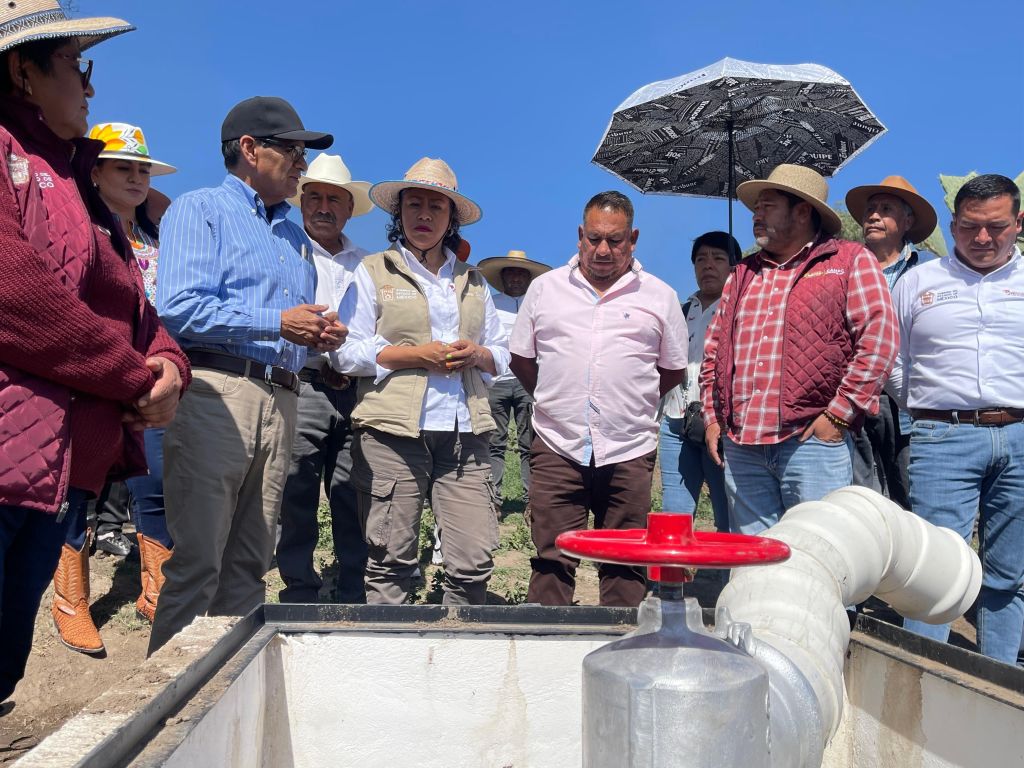 Inaugura GEM obras de infraestructura hidroagrícola en Otumba y San Martín de las Pirámides, Estado de&nbsp;México.