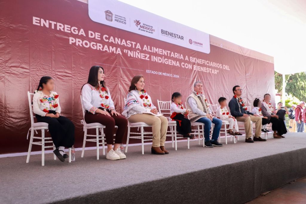 Garantiza GEM nutrición de niñez indígena con entrega de más de 40 mil canastas alimentarias en el&nbsp;EdoMéx.