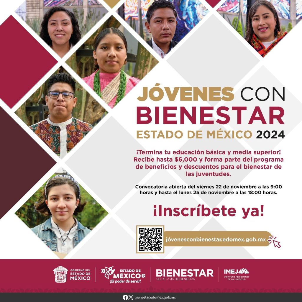 Abre GEM convocatoria del Programa Jóvenes con Bienestar para concluir&nbsp;estudios.