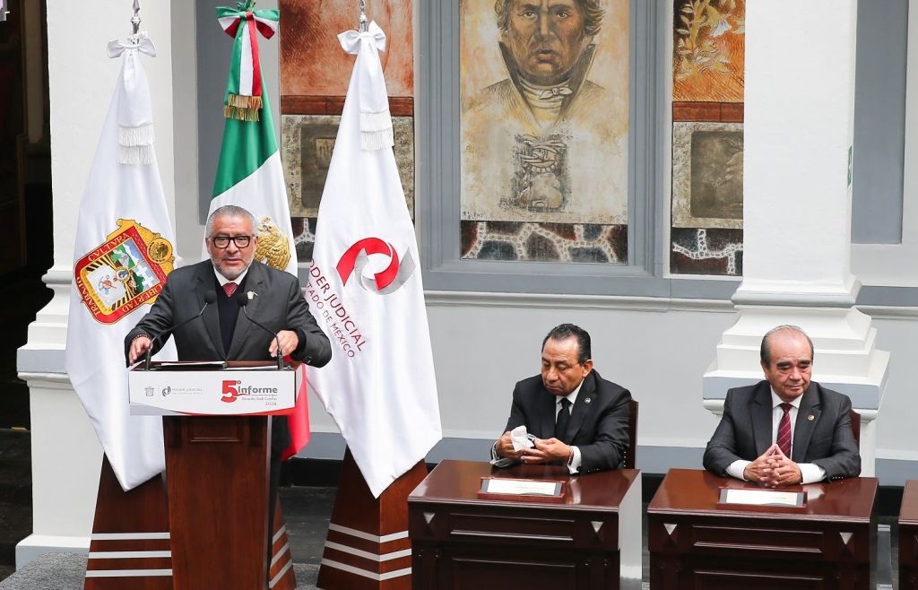Mensaje del Secretario General de Gobierno, Maestro Horacio Duarte Olivares, durante el Quinto Informe de Desarrollo Estratégico del Magistrado Doctor Ricardo Sodi Cuellar, Presidente del Tribunal Superior de Justicia y del Consejo de la Judicatura del Estado de&nbsp;México.