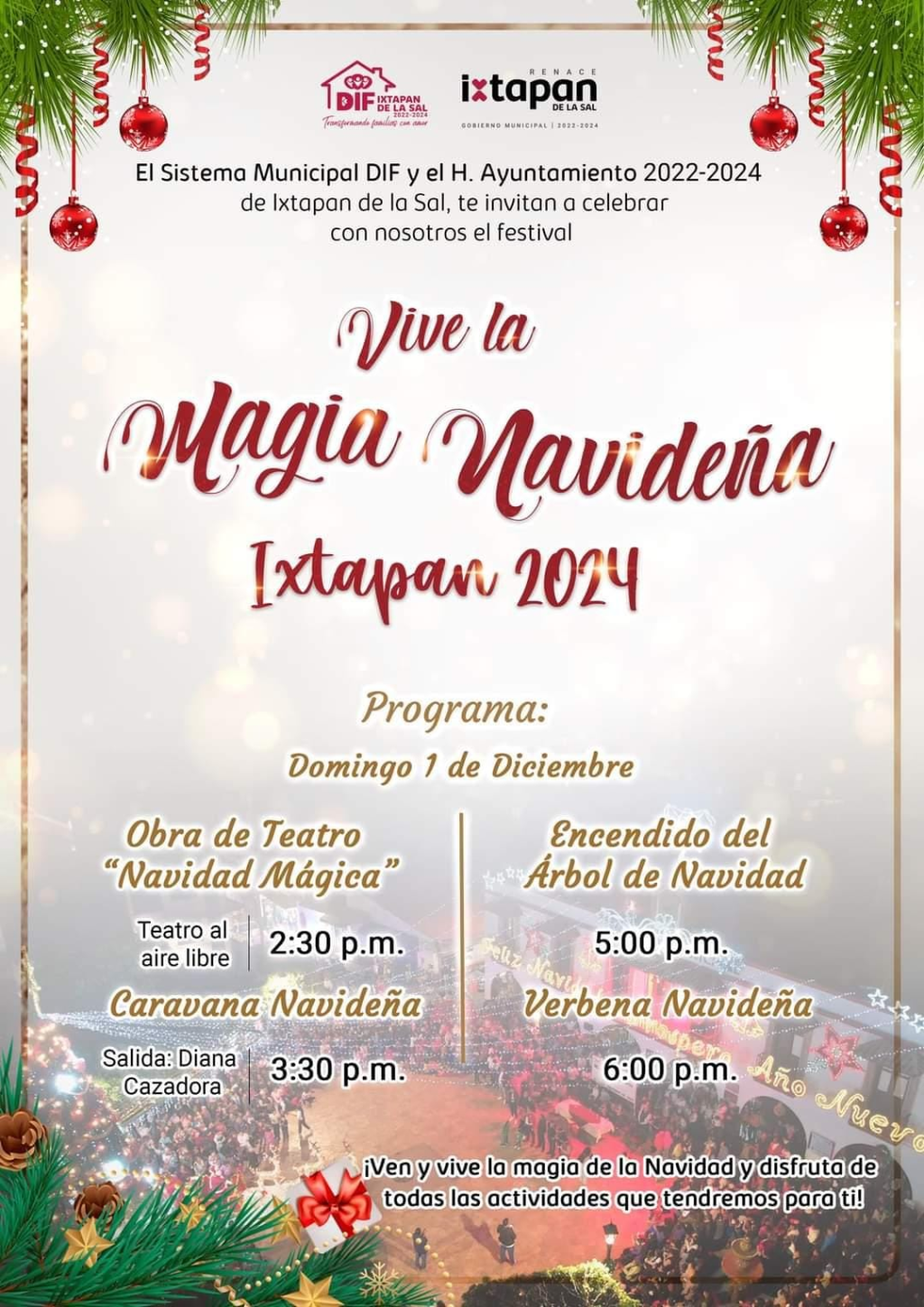 Vive La Magia Navideña en Ixtapan de La Sal&nbsp;2024.