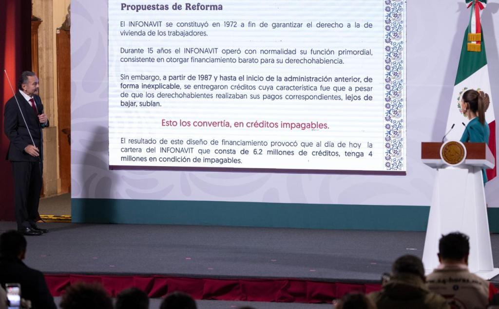 El Objetivo de La Reforma a la Ley del INFONAVIT es erradicar la Corrupción y hacer Vivienda Social: Presidenta Claudia Sheinbaum&nbsp;Pardo.