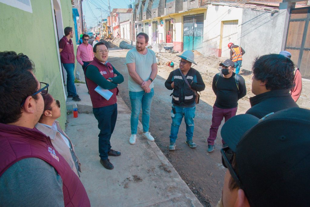 Invierte Gobernadora Delfina Gómez Álvarez  más de 60 millones de pesos en obras viales en Metepec y&nbsp;Zinacantepec.