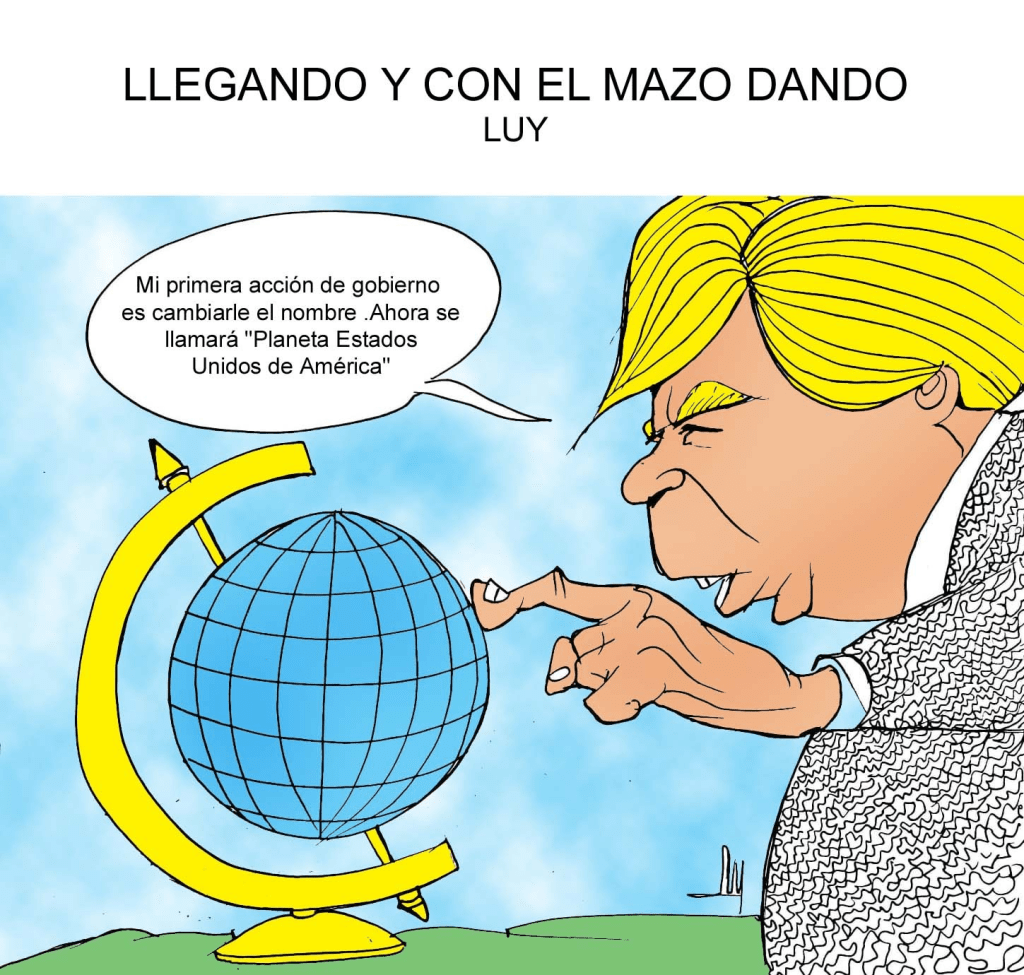 Llegando y con el Mazo&nbsp;dando.