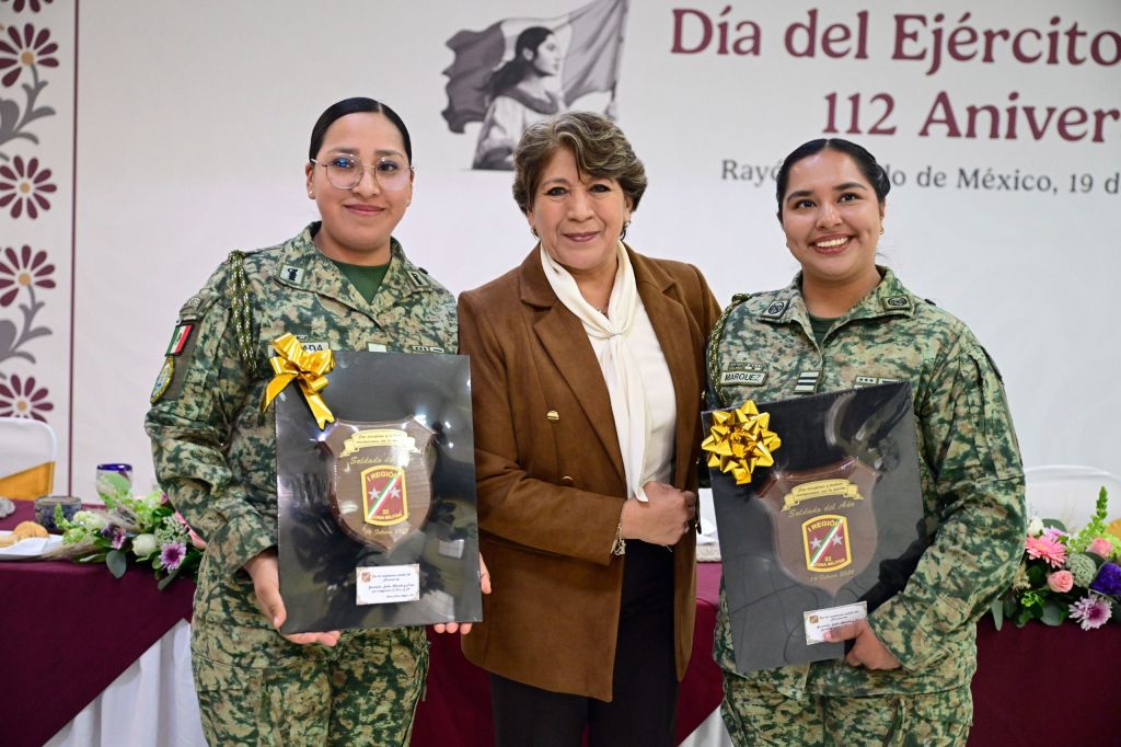 Ejército Mexicano es clave en la lucha contra la delincuencia en el Estado de México: Gobernadora Delfina Gómez&nbsp;Álvarez.