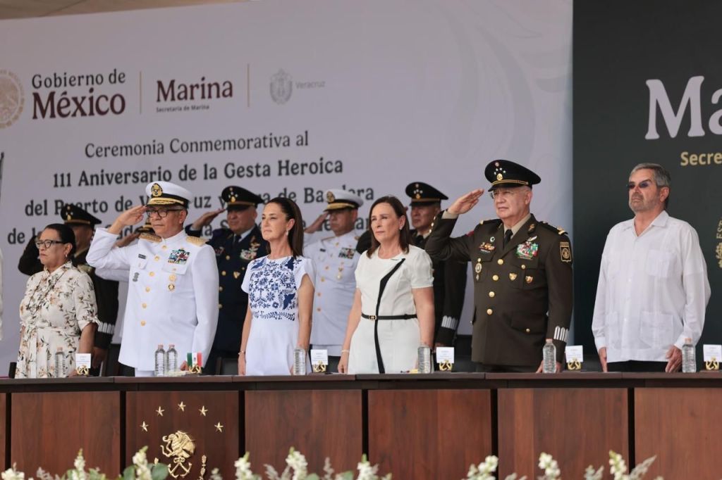 México NO es Protectorado ni Colonia de ningún País extranjero, somos Un País Libre. Independiente y Soberano: Claudia Sheinbaum Pardo en Ceremonia Conmemorativa al 111 Aniversario de la Gesta Heróica del Puerto de&nbsp;Veracruz.