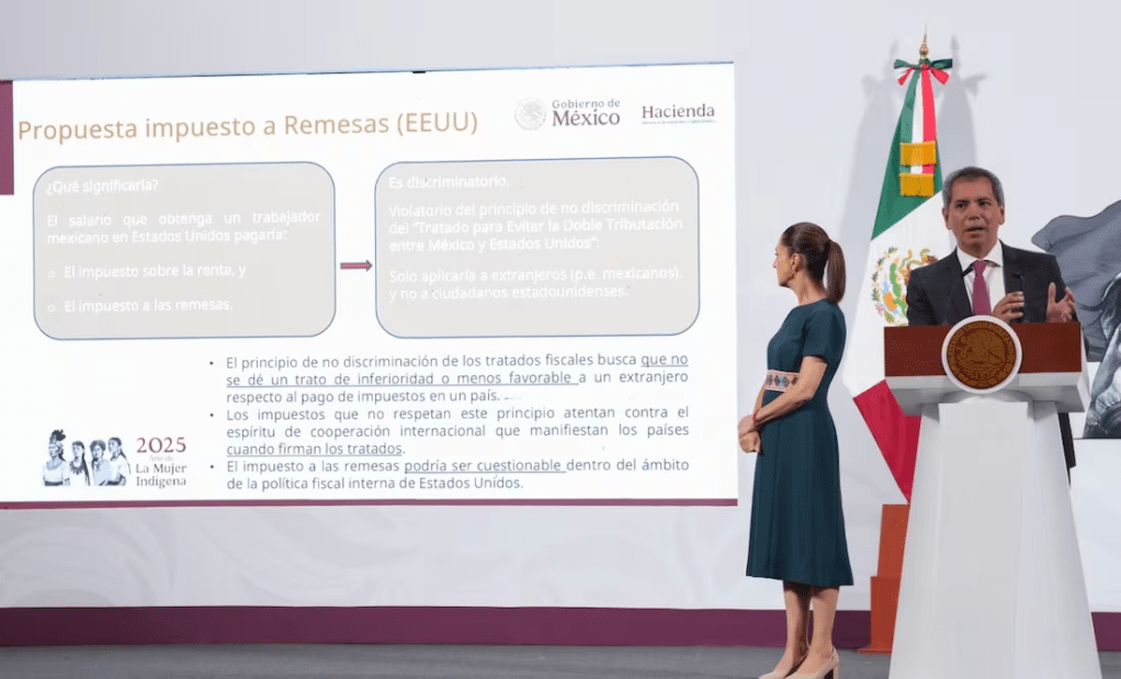 Impuesto de 5% a Remesas es Discriminatorio y Viola Convenio Fechado en 1994 entre México y Los Estados&nbsp;Unidos.