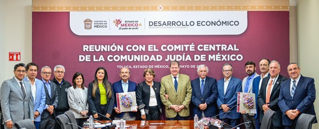 Gobernadora Delfina Gómez Álvarez se reúne con el Comité de la Comunidad Judía de&nbsp;México.