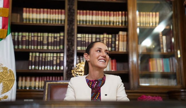 Presidenta de México celebra proceso transparente y exitoso de inédita elección&nbsp;judicial.