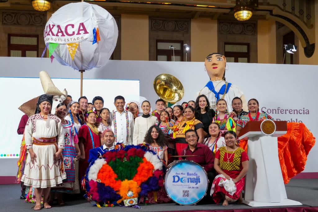 Se Presenta La Guelaguetza 2025 en «La Mañanera del&nbsp;Pueblo»