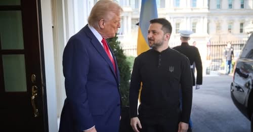 Zelensky mantiene una conversación telefónica con&nbsp;Trump.