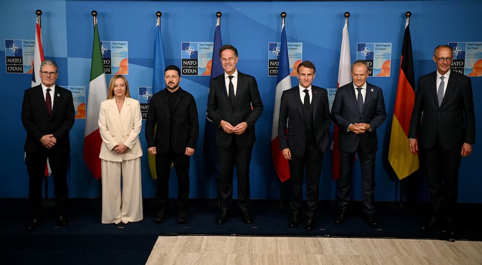 Líderes europeos acompañaron Zelensky en reunión con&nbsp;Trump.