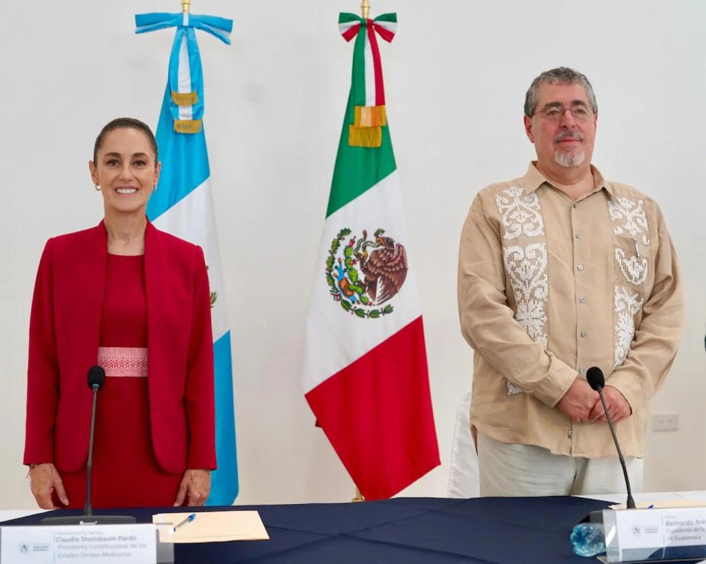 Claudia Sheinbaum de Gira por&nbsp;Guatemala.