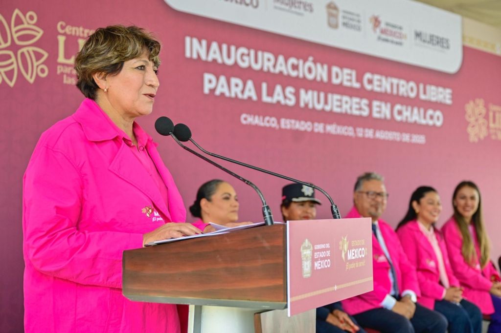 Inaugura Gobernadora Delfina Gómez Centro LIBRE en Chalco, el #37 en EdoMéx para erradicar la violencia contra las&nbsp;mujeres.