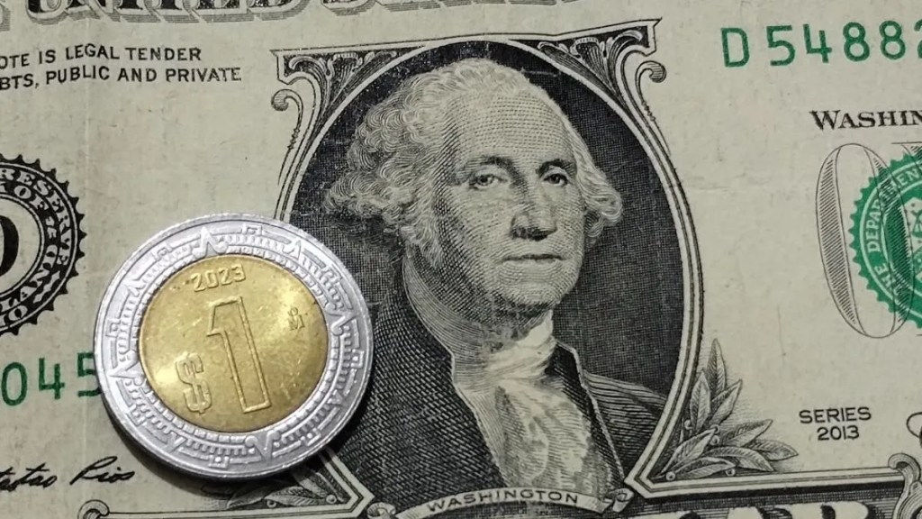 Precio del dólar hoy: Peso mexicano cae este lunes 18de&nbsp;agosto.