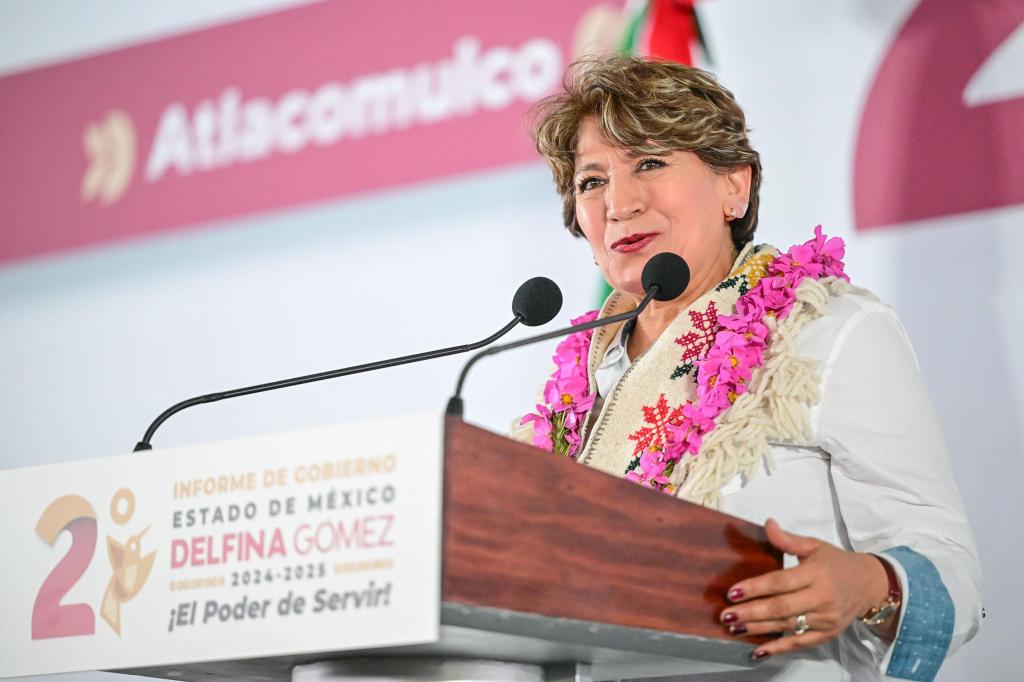 Delfina Gómez reconoce el compromiso y respaldo del Congreso&nbsp;local.