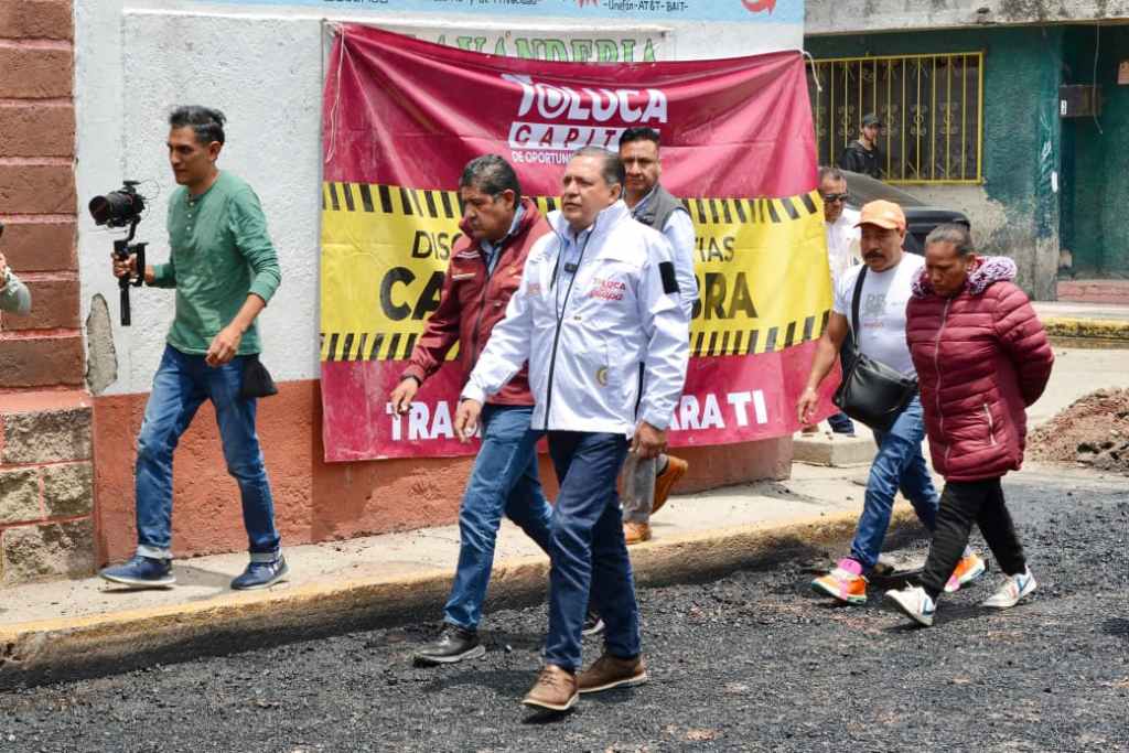 Avanza reconstrucción de la vía Agustín Millán, en San Pedro&nbsp;Totoltepec.