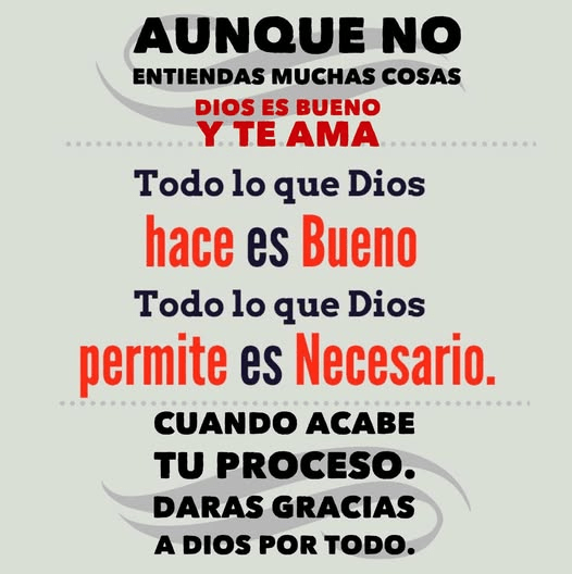 “No estés esperando que mal sobre mal venga… cuando estás de rodillas sobre La Roca que Es Cristo, cuando permaneces obediente a Su Palabra, aunque vengan Tormentas tu Casa no caerá, se mantendrá firme y la expectativa y esperanza de Cosas Nuevas y Buenas acontecerán en Tu vida.” (Ojo aquí, no estoy diciéndote que no tendrás problemas o tormentas, pero si estás en Cristo, experimentarás su paz que sobrepasará tu&nbsp;entendimiento.)