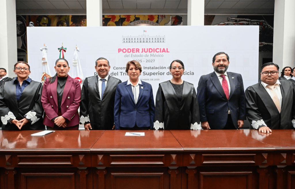 Participa Gobernadora Delfina Gómez en la investidura de toga a personas juzgadoras del Poder Judicial del&nbsp;EdoMéx.