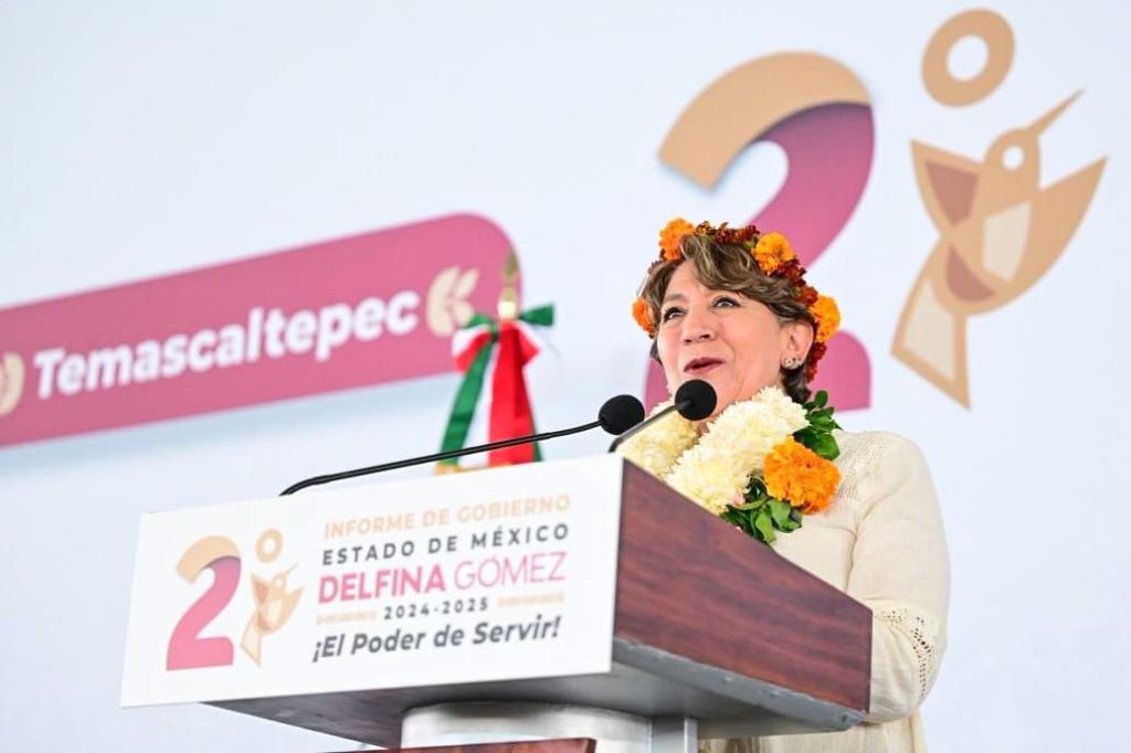 En EdoMéx más de 800 km de caminos del sur rehabilitados: Delfina&nbsp;Gómez.