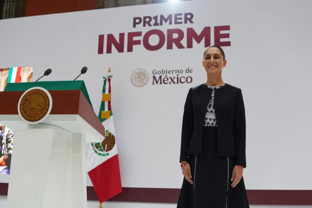 “Vamos bien y vamos a ir mejor”, destacó la Presidenta de México, Claudia Sheinbaum Pardo, durante su Pr1mer&nbsp;Informe.