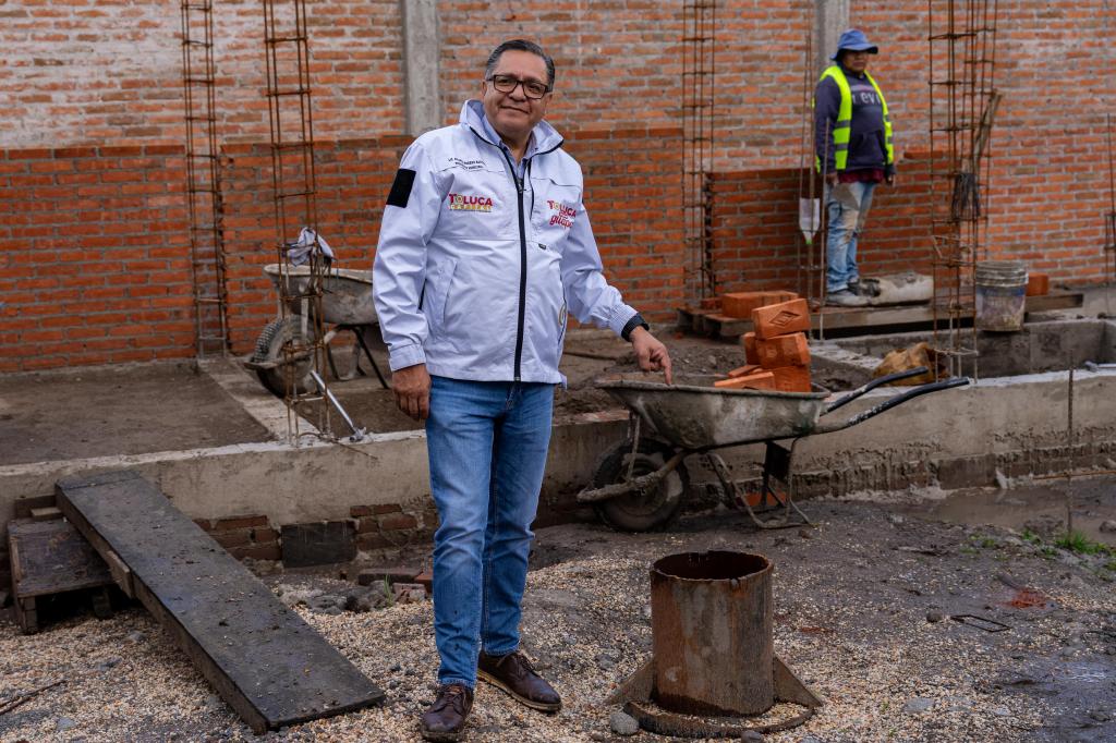 Supervisa Ricardo Moreno obras estratégicas en diversos puntos de&nbsp;Toluca.