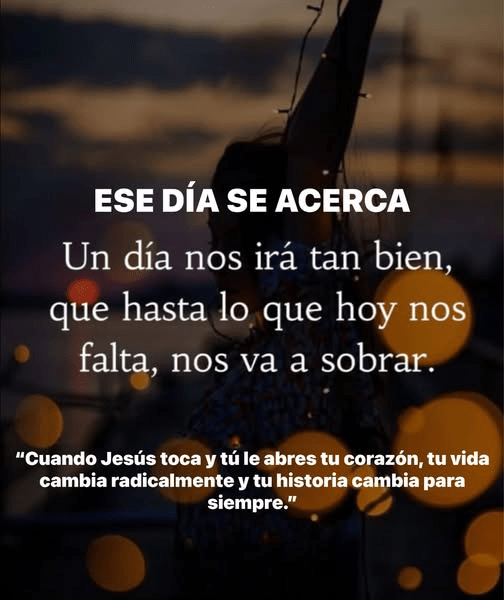 Cuando piensas que todo esta perdido, aparece Cristo y le da un giro radical a tu&nbsp;vida.