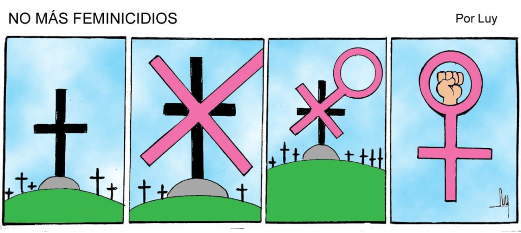 No Más Feminicidios.