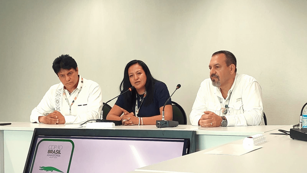 Presentan en la COP30 un modelo de convivencia entre humanos y cocodrilos para enfrentar el cambio climático en&nbsp;Michoacán.
