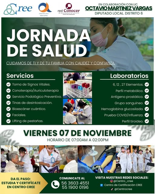 Jornada de Salud – *Cuidamos de Ti y de Tu Familia con Calidez y&nbsp;Confianza*