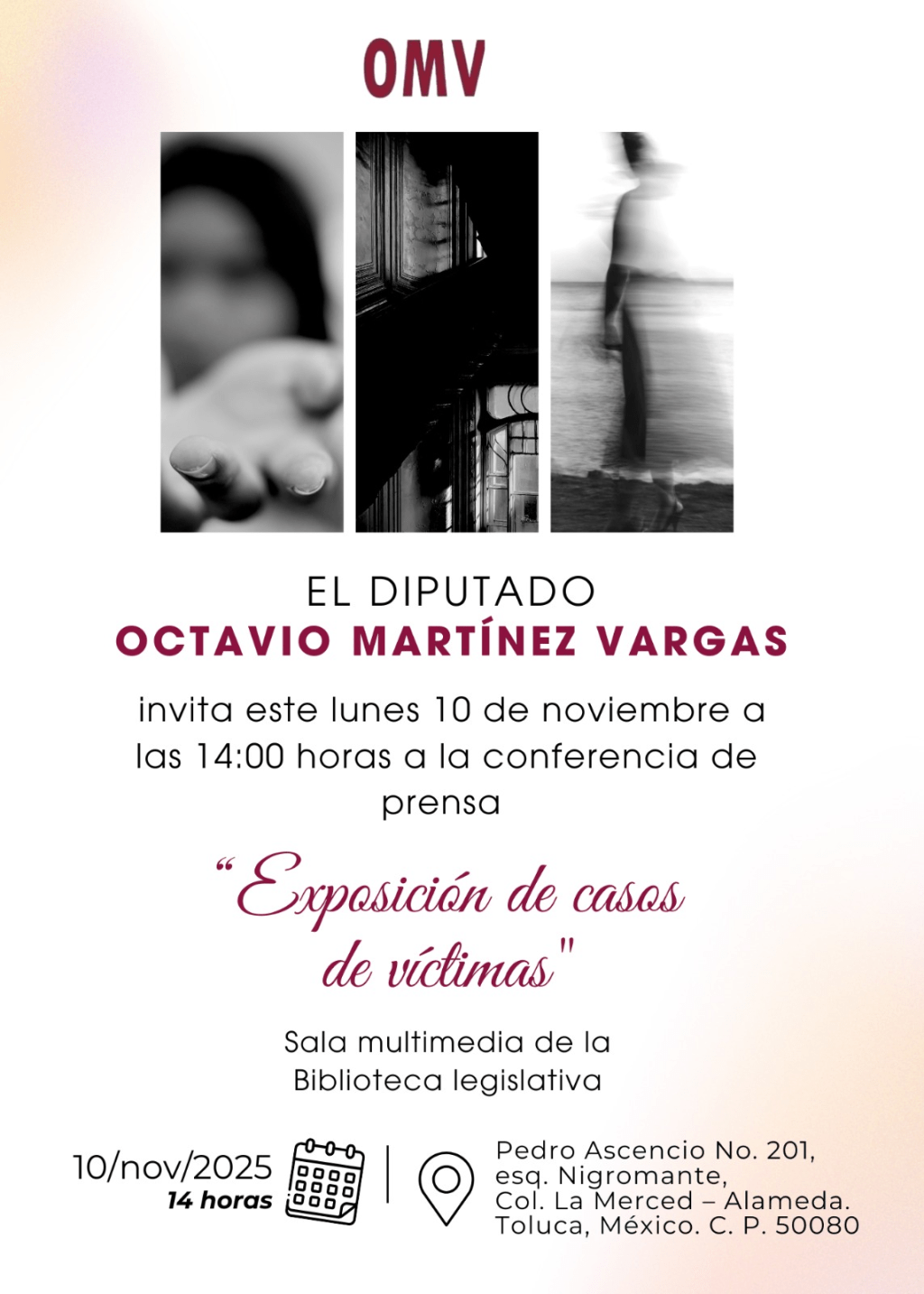 Conferencia de Prensa: «Exposición de Casos de&nbsp;Víctimas.»