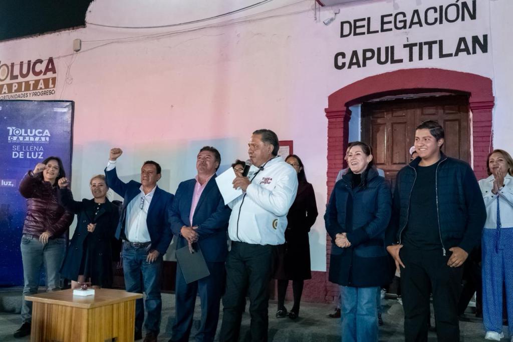 Capultitlán se llena de luz y favorece la seguridad de la&nbsp;población.