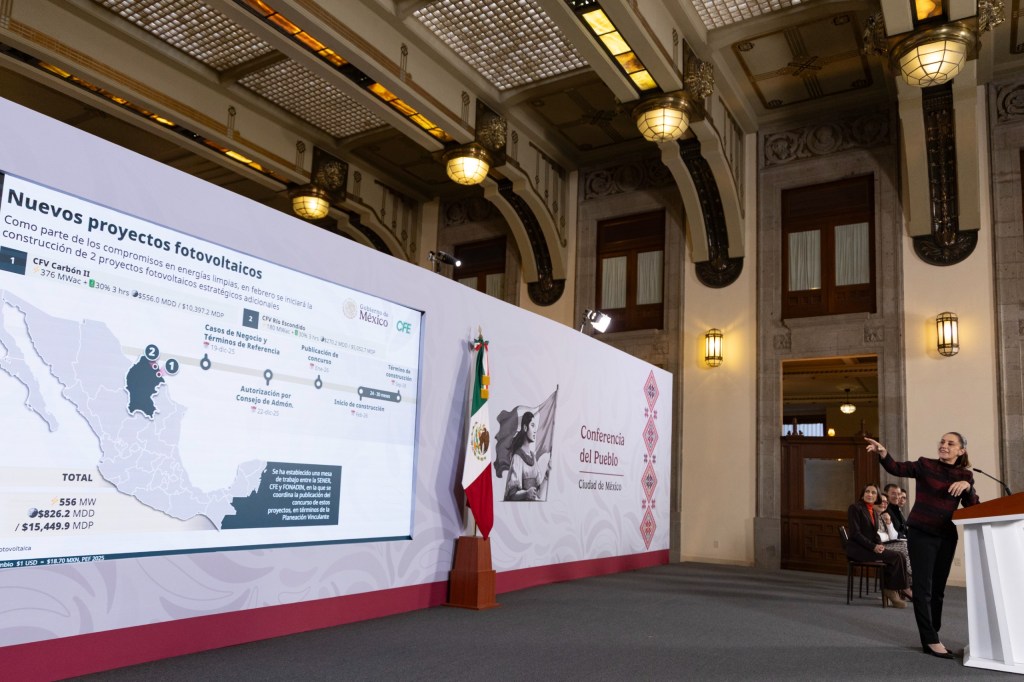 En 2026, CFE Inicia Construcción de Proyectos para La Generación de 6 Mil Megawatts; Se Garantiza que El Estado genere 54% de Energía Eléctrica: Presidenta Claudia Sheinbaum&nbsp;Pardo