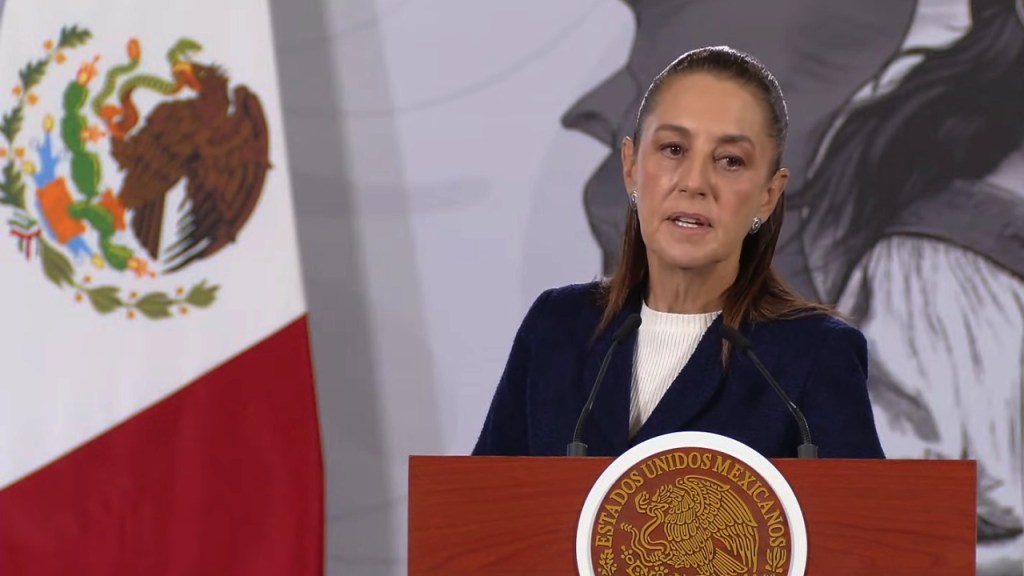 Sheinbaum celebra nivel del peso mexicano: «Está muy fuerte la economía y 2026 va a ser mejor»,&nbsp;dice.