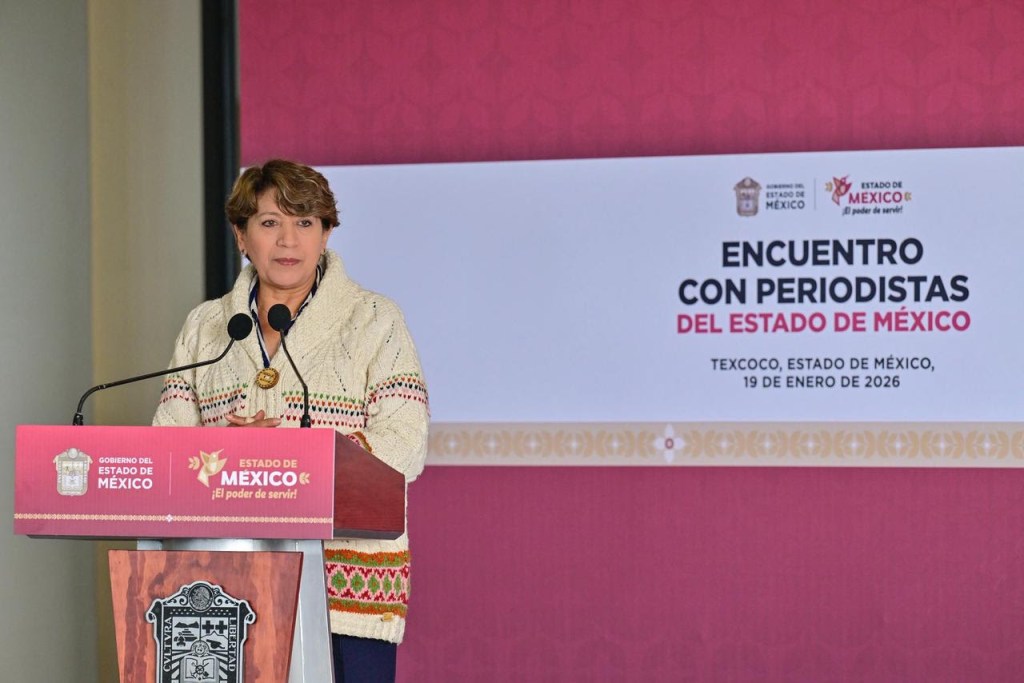 Gobernadora Delfina Gómez realiza encuentro con periodistas del Valle de México, Zona Oriente y Región de los Volcanes; destaca 121 acciones del Plan Integral&nbsp;Oriente.