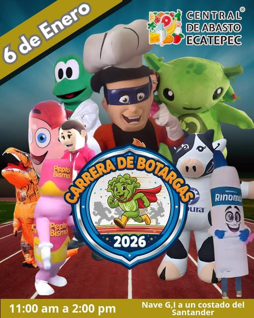 ¡¡¡Les invitamos este próximo 6 de Enero a la Primera Carrera de Botargas, Invita a tu familia y apoyen a su&nbsp;favorita!!!