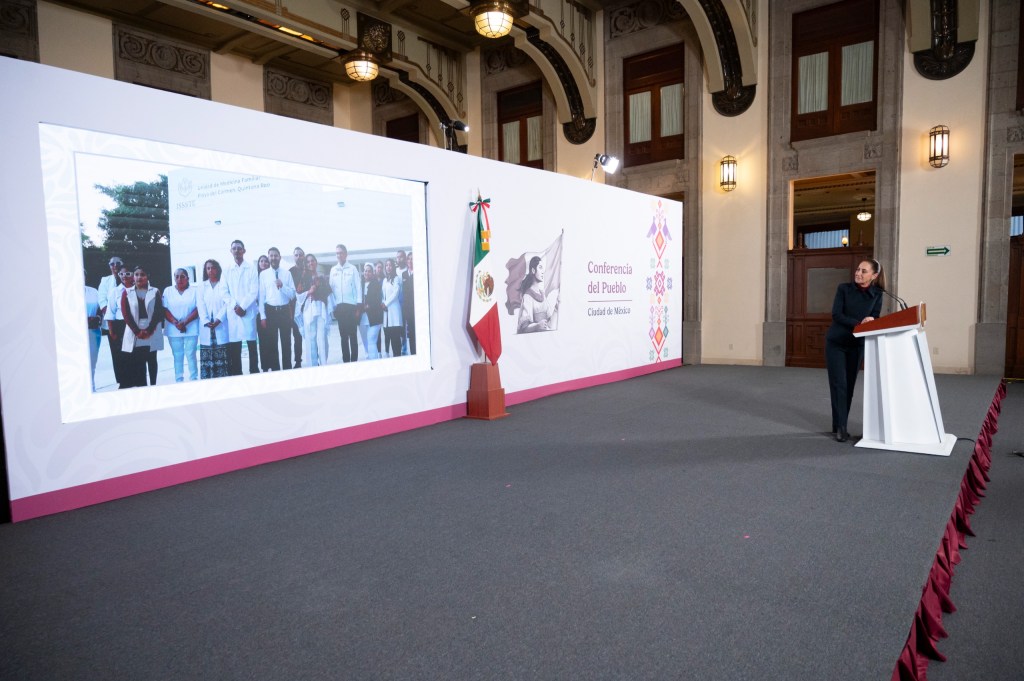 Presidenta Claudia Sheinbaum Pardo encabeza Inauguración de Unidad de Medicina Familiar de Playa del Carmen, Quintana Roo, del ISSSTE en Beneficio de 14 Mil Derechohabientes.