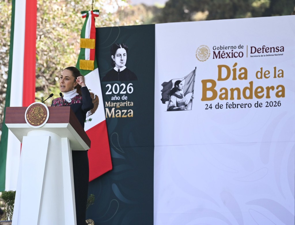 “México es Dignidad, Valentía y Grandeza”: Presidenta Claudia Sheinbaum Pardo en La Ceremonia por El Día de La&nbsp;Bandera.