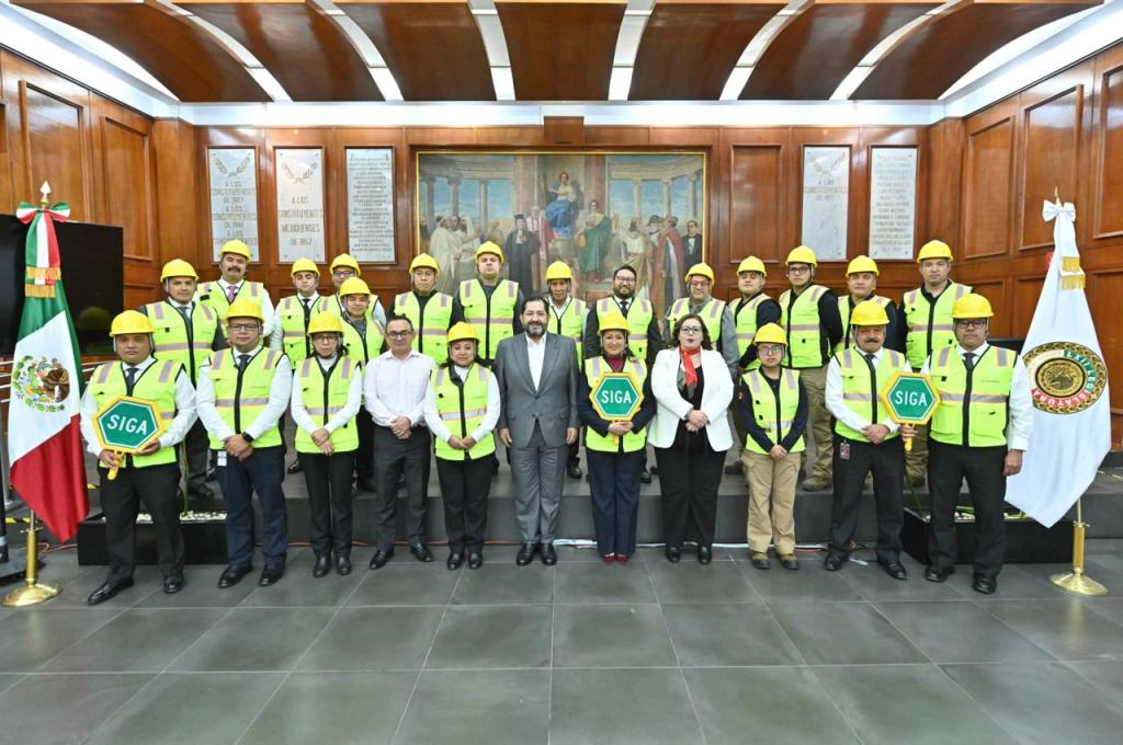 Entrega Jucopo equipo de protección civil a personal del&nbsp;Congreso.