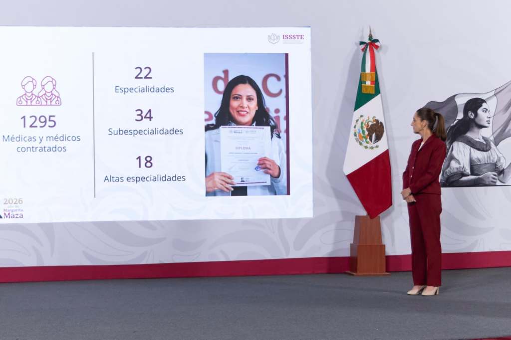 Contratación de Más de 14 Mil Médicas y Médicos Especialistas este Año es Histórica;  “Fortalece los Tres Sistemas de Salud”: Presidenta Claudia Sheinbaum&nbsp;Pardo.