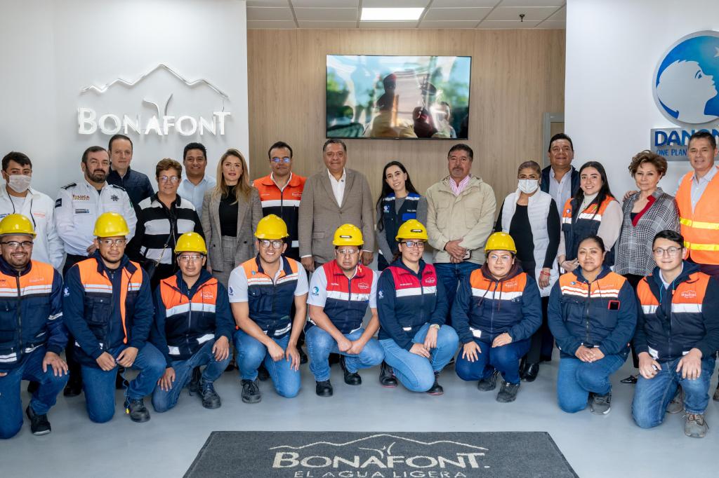 Sella Ricardo Moreno alianza con Danone para rehabilitar espacios públicos de&nbsp;Toluca.