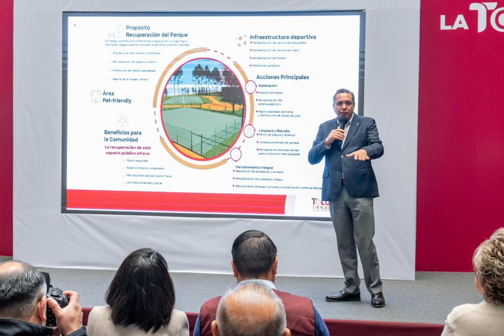 Va rehabilitación del parque Laura Méndez de Cuenca y continuidad del Plan Hídrico: Ricardo&nbsp;Moreno.